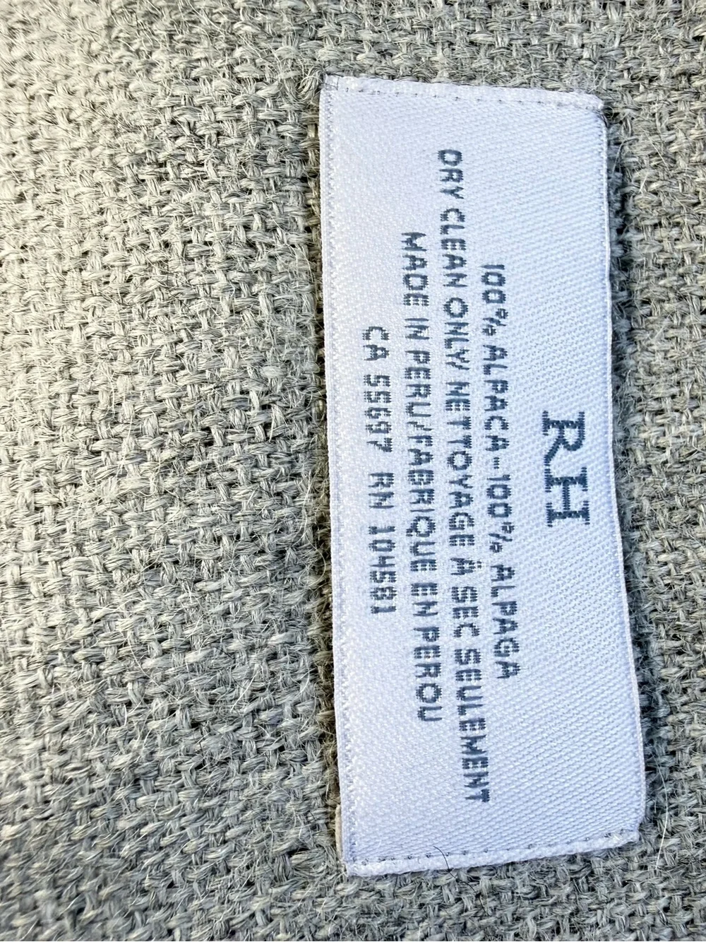 Restoration Hardware stunning authentic